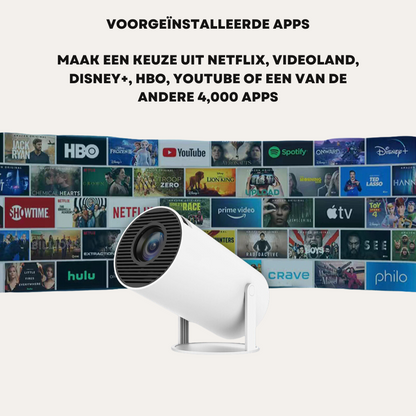 Maak van Elke Avond een Filmavond met de GadgetBlox Pocket Projector!